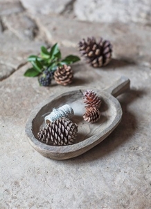 Bothy Tray with Handle - Paulownia Wood
