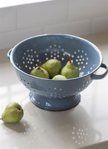 Colander in Dorset Blue - Enamel