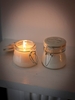 Large Bitter Vanilla Candle in cream Jar