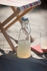 Large Vintage Milk Bottle with Flint Ceramic Lid