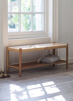 Longworth Oak Hallway Bench