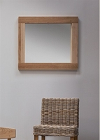 Rectangular Hambledon Raw Oak Mirror