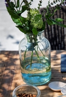 Recycled Glass Pickle Vase in Large