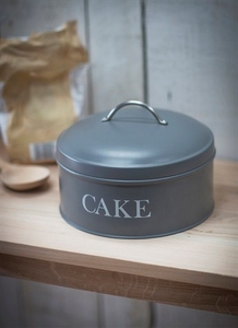 Round Cake Tin in Charcoal - Steel