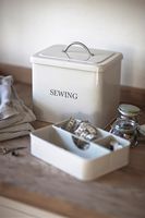 Sewing Box in Chalk