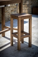St Mawes Bar Stool- Reclaimed Teak