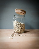 Storehouse Jar with Wooden Lid in Medium