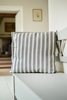 Striped Navy Blue Cushion