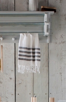Tea Towel with Grey Stripes