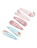 6x Unicorn Clic Clacs Multi