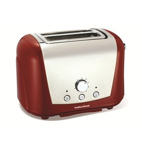 Accents Rose Red Plastic 2 Slice Toaster