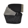 LowLife Strapped Webbing Belt in Black