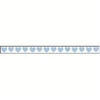 Baby Blue Hearts Satin Ribbon 6 mm x 4 m