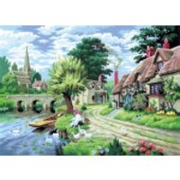 Royal & Langnickel Large Painting by Numbers Duck Feeding