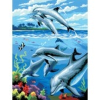 Royal & Langnickel Small Painting by Numbers Dolphins