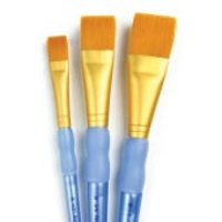 Royal and Langnickel Golden Taklon Brushes Wash Set