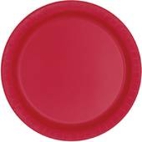 Ruby Red Paper Plates 8 Pack