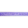 Yellow Congradulations Ribbon 25 mm x 3 m