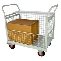 3 and a Half Sided Mailroom Trolley 830 x 600 x 1200