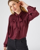 Damart Tie Neck Blouse
