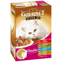 Gourmet Gold Double Delicacies Cat Food 85g x 108
