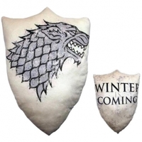Game of Thrones House Sigil Throw Pillow - Stark Direwolf