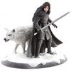 Game of Thrones Jon Snow with Ghost Statue