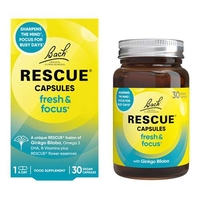 Bach Rescue Fresh & Focus 30 Capsules