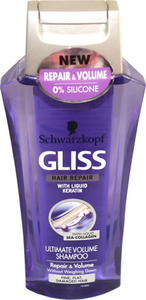 Schwarzkopf Gliss Hair Repair Ultimate Volume with liquid keratin Shampoo 250ml
