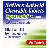 Setlers Antacid Spearmint Tablets 36