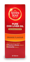 Seven Seas Cod Liver Oil Orange Flavour Syrup 150ml