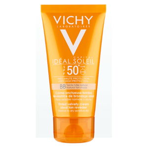 Vichy Ideal Soleil Velvety Cream BB Natural Tan Shade Sun Protection SPF50 50ml