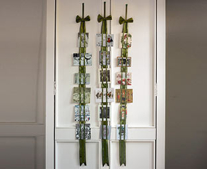 Ribbon Card Holder (2 + 1 FREE),  Green