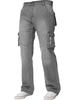 Men's Clothing Raw Denim Designer Outlet - Kruze Mens Cargo Combat Heavy Duty Denim Jeans by Kruze for £16.99 // Raw Denim