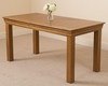 French Chateau Rustic Solid Oak 5ft Dining Table