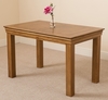 French Rustic Solid Oak 120 cm Dining Table