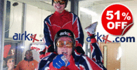 Indoor Skydiving Double Thrill For Two,  Was £99,  Now £49
