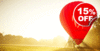 Sunrise Champagne Balloon Flight For Two,  Was £319,  Now £271