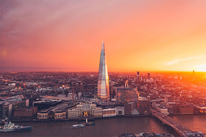 The View from The Shard with Champagne for Two