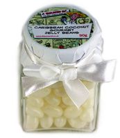 Dinky Glass Jar - Caribbean Coconut Gourmet Jelly Beans