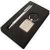 Silver Pen and Personalised Photo Keyring