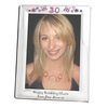 Silver Plated 5 x 7 Personalised Age Frame