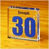 Small Glass Birthday Age Keepsake