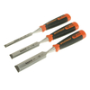 Bahco 424P-S3-EUR Bevel Edge Chisel Set (3)