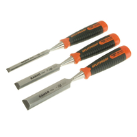 Bahco 424P-S3-EUR Bevel Edge Chisel Set (3)