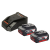 Bosch GBA184SET - Cordless li-ion 4Ah Coolpack Set with 2 Batteries and Charger