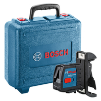 Bosch GLL2-15 Compact Cross Line Laser with BM3 Wall Mount