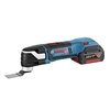 Bosch GOP18VECLi 18V Cordless Prof Multi-Cutter 2x4.0 Ah Battery L-Boxx,  20 Acc