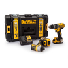 Dewalt DCK266D2 Combi Drill and Impact Driver XR 18V Brushless Kit 2 x 2.0Ah Bat