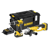 Dewalt DCK286M2 18V XR Cordless 2 Piece Kit with 2 x 4.0 Ah Batteries and Kitbox